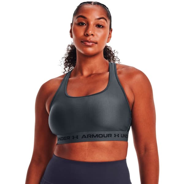 Under Armour Top Medium Support Crossback Grå XS Kvinde