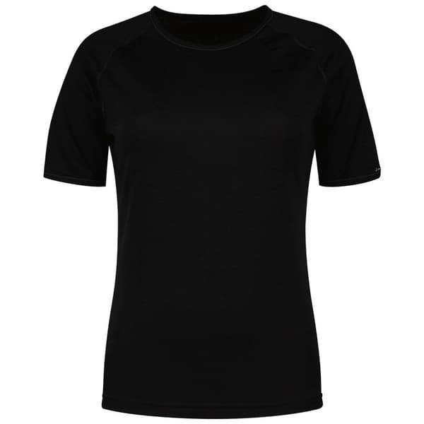 Loeffler Kortärmad Baslager Transtex Merino Svart S Kvinna