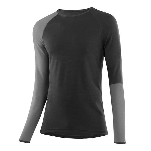 Loeffler Pitkähihainen Pohjakerros Cb Transtex Merino Musta,Harmaa XL Mies