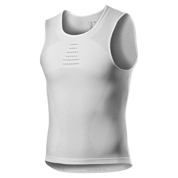 Castelli Sömlöst ärmlöst Baslager Core Vit L-XL Man