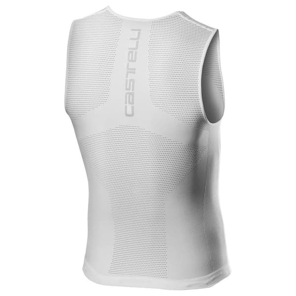 Castelli Sömlöst ärmlöst Baslager Core Vit L-XL Man