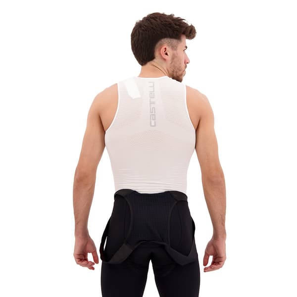 Castelli Sømløst ærmeløst Basislag Core Hvid L-XL Mand