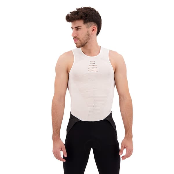 Castelli Sömlöst ärmlöst Baslager Core Vit L-XL Man