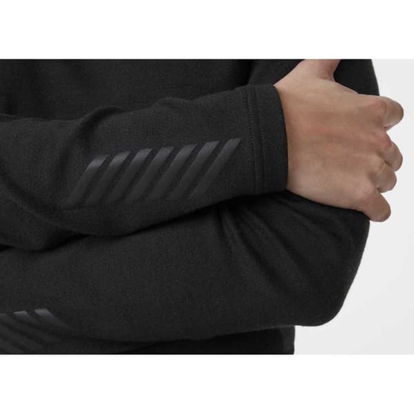 Helly Hansen Lifa Merino Midweight Crew Långärmad Baslager Svart XL Kvinna