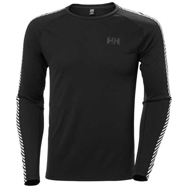 Helly Hansen Lifa Active Stripe Crew Långärmad Baslager Svart S Man