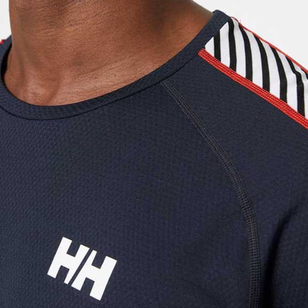 Helly Hansen Långärmad Basskikt Lifa Active Stripe Crew Svart M Man