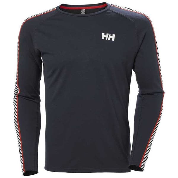 Helly Hansen Långärmad Basskikt Lifa Active Stripe Crew Svart M Man