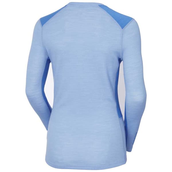 Helly Hansen Långärmad T-shirt Lifa Merino Midweight Crew Blå M Kvinna