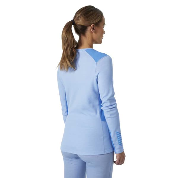 Helly Hansen Långärmad T-shirt Lifa Merino Midweight Crew Blå M Kvinna