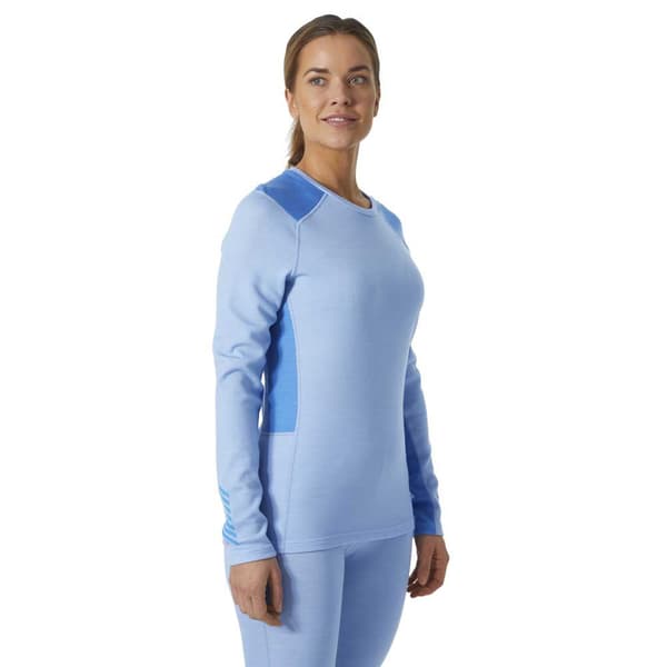 Helly Hansen Långärmad T-shirt Lifa Merino Midweight Crew Blå M Kvinna