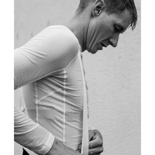 Poc Essential Langærmet Baselayer Hvid S Mand
