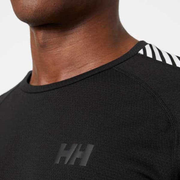 Helly Hansen Lifa Active Stripe Crew Langærmet Baselayer Sort XL Mand
