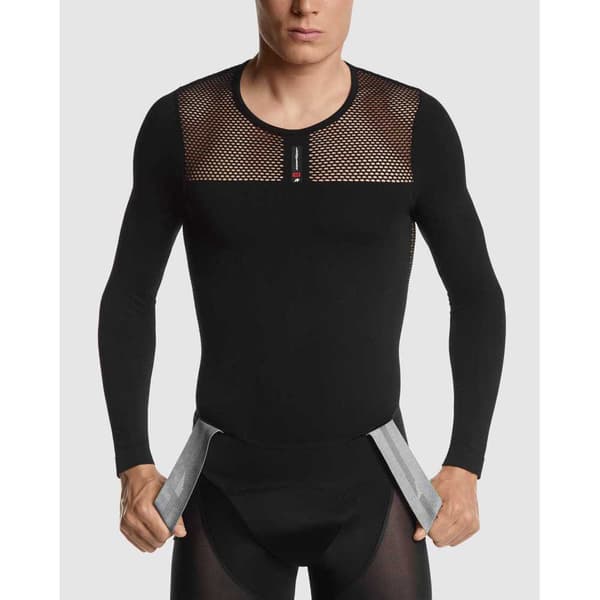 Assos Skin Superléger Långärmad Baslager Svart II Man