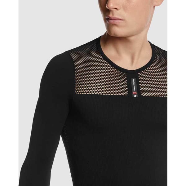 Assos Skin Superléger Långärmad Baslager Svart II Man