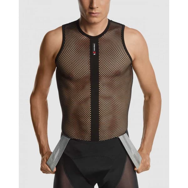 Assos Skin Superléger Ärmlös Baslager Svart 0 Man