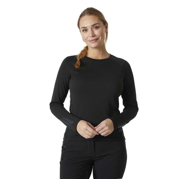 Helly Hansen Lifa Active Crew Långärmad Baslager Svart S Kvinna