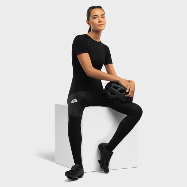 Siroko Kort Ærme Basislag Srx Premium Skin Sort L-XL Kvinde