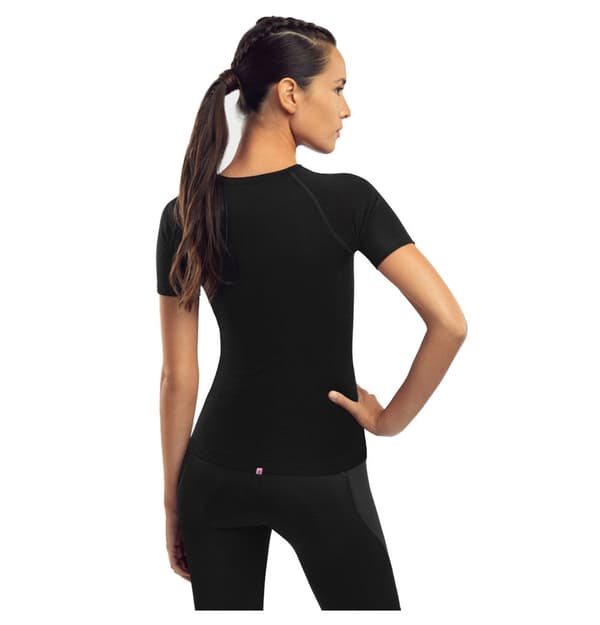 Siroko Kort Ærme Basislag Srx Premium Skin Sort L-XL Kvinde