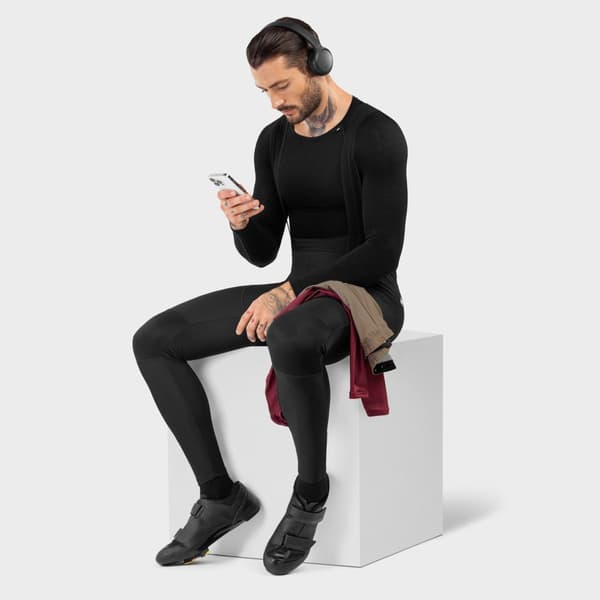 Siroko Langærmet Basislag Srx Typhoon Sort 2XL-3XL Mand