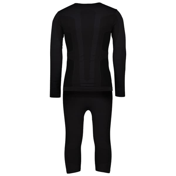 Lenz Langærmet Baselagssæt Merino Sort 2XL-3XL Mand