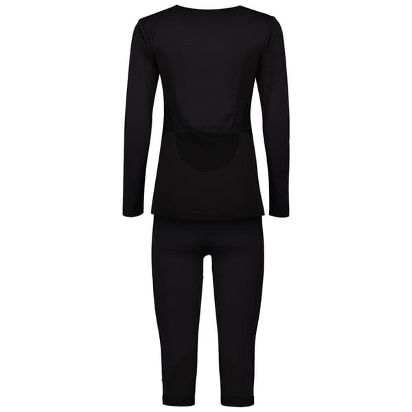 Lenz Långärmad Baslagerset Merino Svart XS-S Kvinna