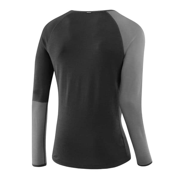 Loeffler Långärmad Basskikt Cb Transtex Merino Svart,Grå 2XL Man