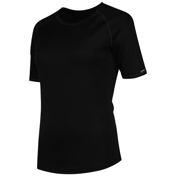 Loeffler Kort Ærme Basislag Transtex Merino Sort XS Kvinde