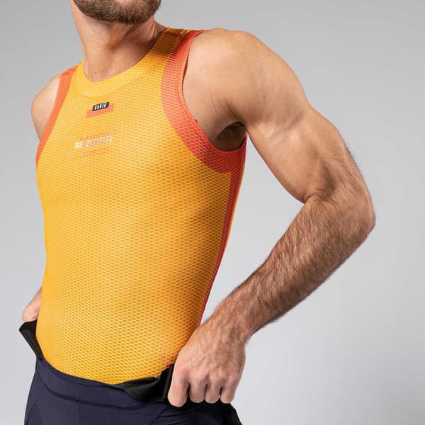 Gobik Ærmeløst Bundlag Second Skin Orange 2XL Mand