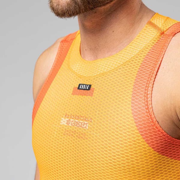 Gobik Ærmeløst Bundlag Second Skin Orange 2XL Mand