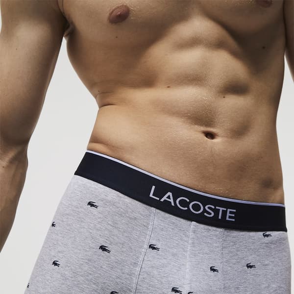 Lacoste Slip 3 Enheder Rød,Blå S Mand
