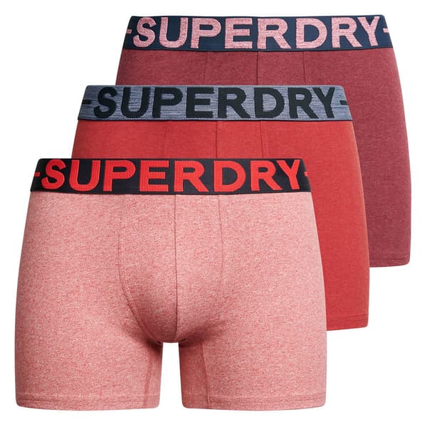 Superdry Boxare 3 Enheter Röd L Man