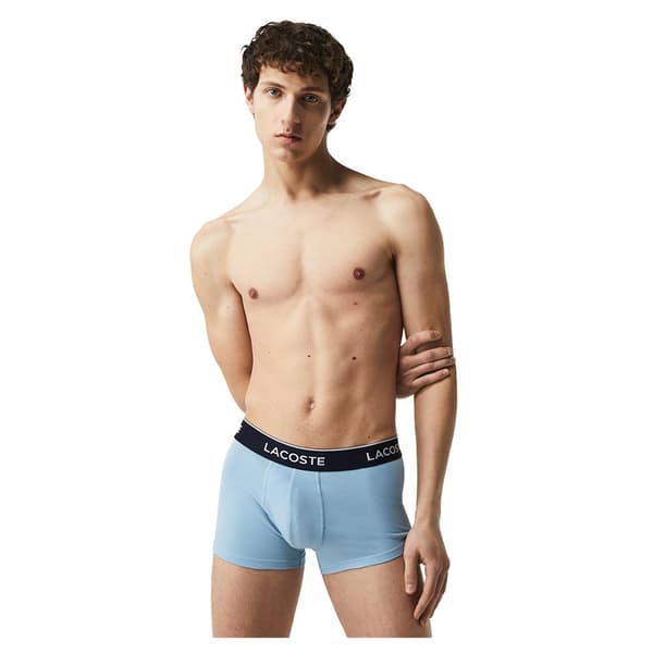 Lacoste Bokser 5h3389-00 3 Enheder Blå,Grå M Mand