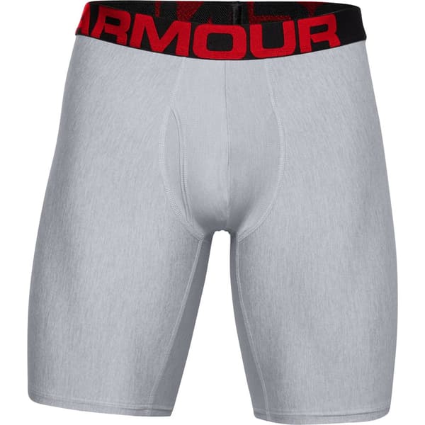 Under Armour Uppsättning Av 2 Boxers Tech Boxerjock Grå S Man