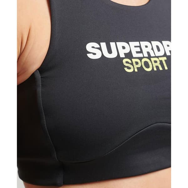 Superdry Sport-bh Core Active Svart XL Kvinna