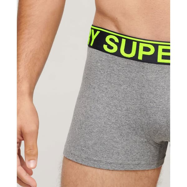 Superdry Bokser Trunk 3 Enheder Grå S Mand