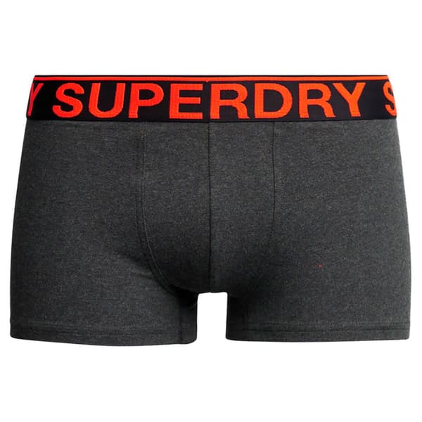 Superdry Bokser Trunk 3 Enheder Grå S Mand