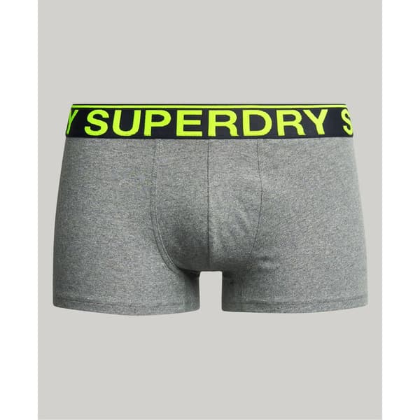 Superdry Bokser Trunk 3 Enheder Grå S Mand