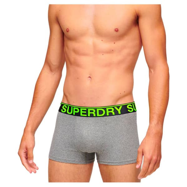 Superdry Bokser Trunk 3 Enheder Grå S Mand