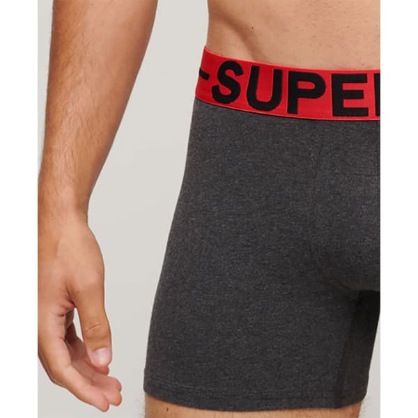 Superdry Boxare 3 Enheter Grå S Man