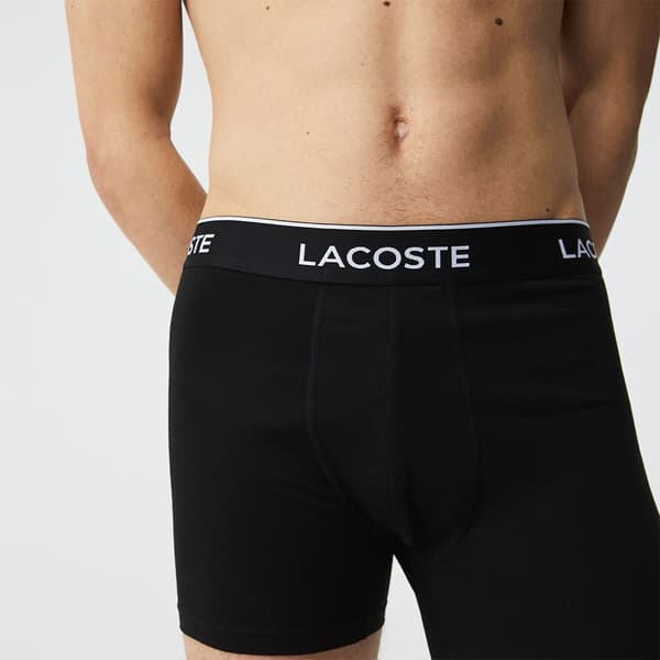 Lacoste Long Slip Boxer 6h3420-00 Svart S Man