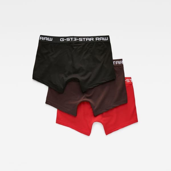G-star Boxare Classic 3 Enheter Brun,Röd,Svart XL Man