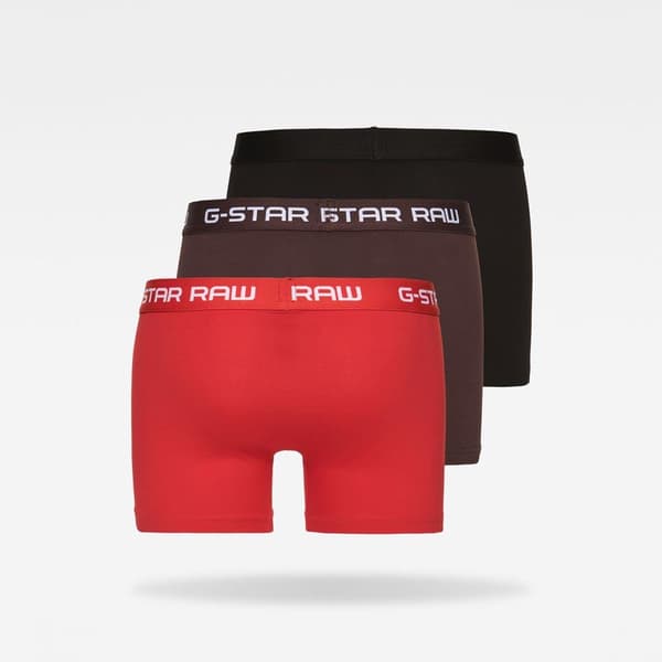 G-star Boxare Classic 3 Enheter Brun,Röd,Svart XL Man