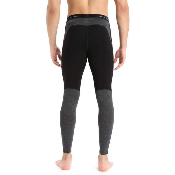 Icebreaker Baslager Byxor Zone Knit 200 Leggings Svart S Kvinna