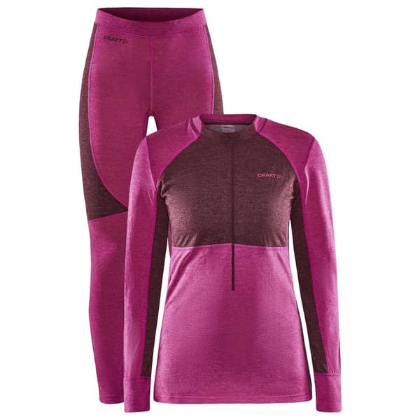 Craft Sæt Core Wool Mix Lilla L Kvinde