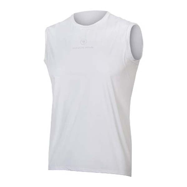 Endura Kort Ærme Basislag Translite Windproof Hvid 2XL Mand