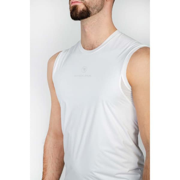 Endura Kort Ærme Basislag Translite Windproof Hvid 2XL Mand