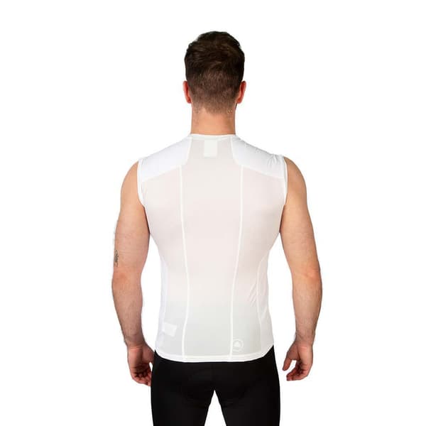 Endura Kort Ærme Basislag Translite Windproof Hvid 2XL Mand