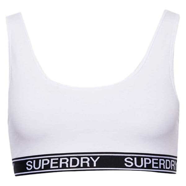 Superdry Cotton Grace Super Bh Organic 2 Enheter Vit,Svart M Kvinna