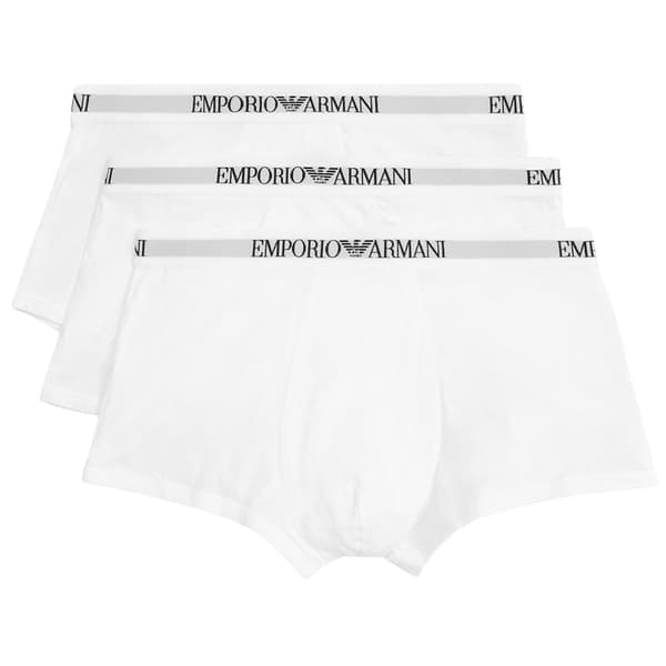 Emporio Armani Boxare 111610 3 Enheter Vit L Man