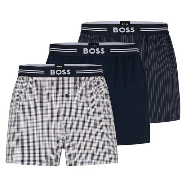 Boss Boxare Woven 10245450 3 Enheter Flerfärgad L Man